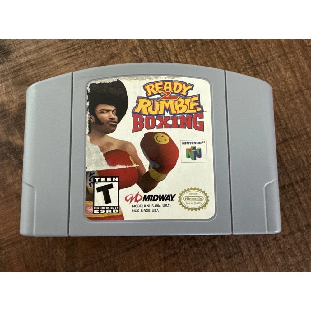 Ready 2 Rumble Boxing Nintendo 64 N64 Midway NUS-006 USA Authentic Cartridge